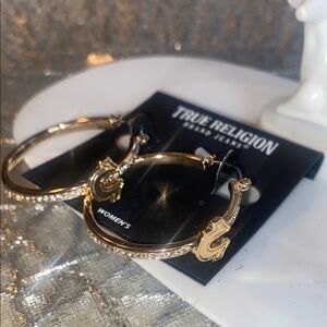TRUE RELIGION Hoop Earrings!
